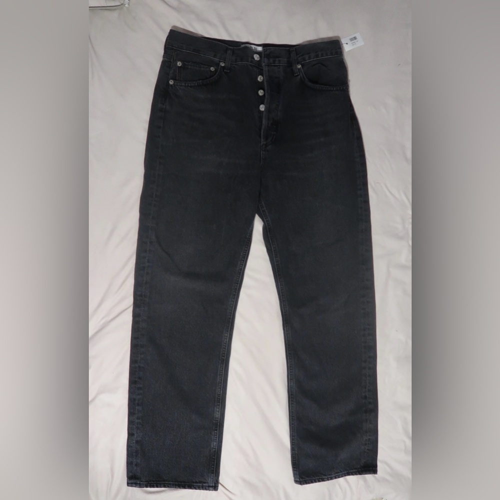 AGOLDE Women's High Rise Straight Jeans 28